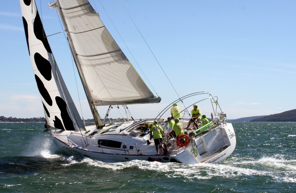 Holy Cow. Commodore’s Cup day 3 Sail Port Stephens 2011  <br />
 © Sail Port Stephens Event Media